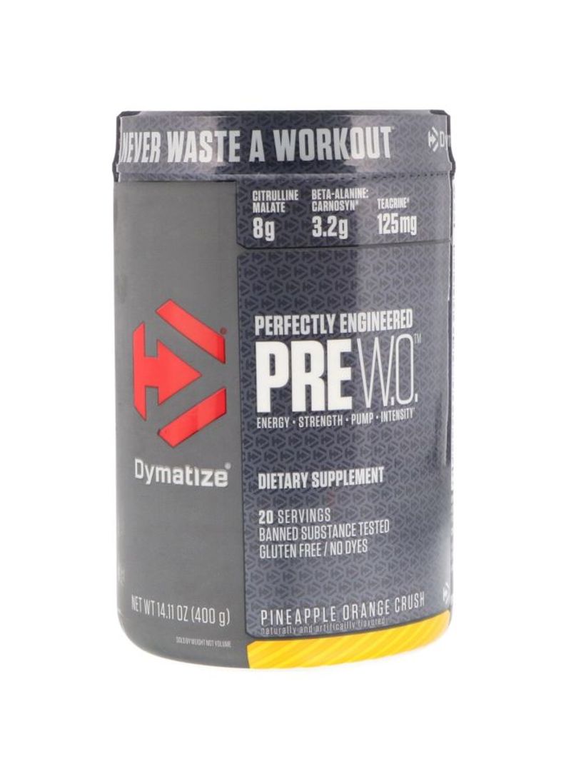 Pre Workout Powder - Pinapple Orange Crush