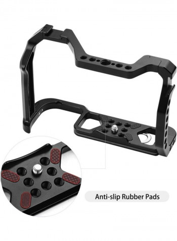 Aluminum Alloy Camera Cage With Top Handle Kit Black