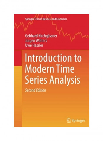 Introduction to Modern Time Series Analysis Hardcover English by Gebhard Kirchgässner