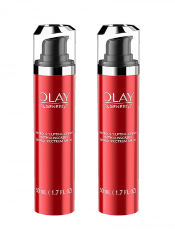 Pack Of 2 Regenerist Micro-Sculpting Cream Moisturizer With SPF 30 1.7ounce