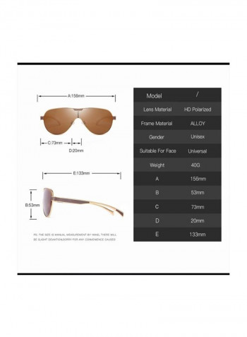 Men's Shield Sunglasses - Lens Size: 73 mm