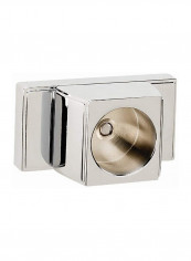 Arch Modern Shower Rod Bracket Silver 2.5 x 1.4 x 1.4inch