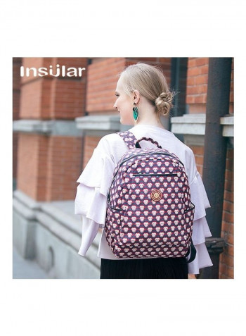 Floral Print Diaper Bag