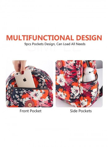 Floral Print Diaper Bag