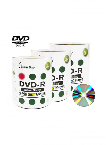 300-Piece Data Video Movie Record Disc Set B00KFNNYUA Silver