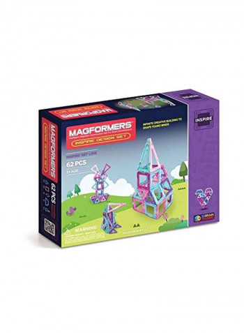 62-Piece Magformers Building Set 63106