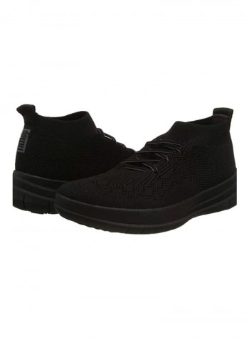 Uberknit Slip-on High Top Sneakers All Black