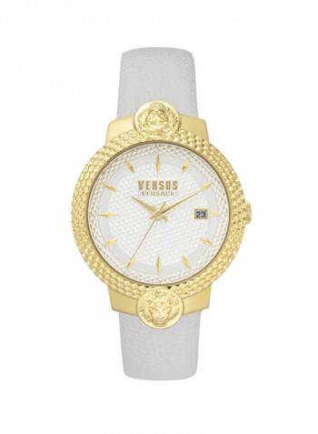 Women's Leather Analog Wrist Watch V WVSPLK0219