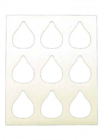 Chocolate Chablon Black/White 11x13.37inch