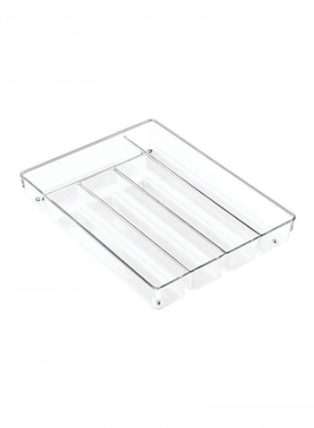 Linus Kitchen Drawer Organizer Clear 10.75x13.75x2inch
