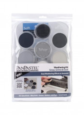 Pack Of 7 Soft Artist Pastel Greys/Grime/Soot