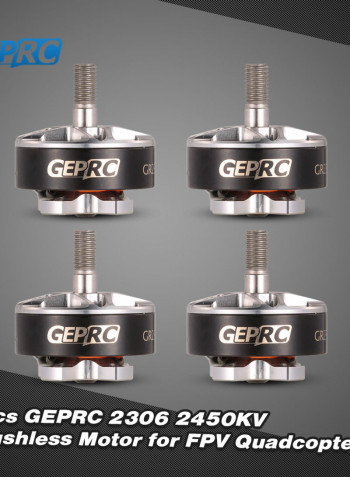 4 Piece GR2306 2450KV Brushless Motor For FPV Racing Quadcopter QAV210 250 Drone 11.5cm