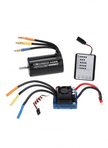 Brushless Motor With Brushless ESC Programming Card 4068 2050KV For 1/8 RC Car