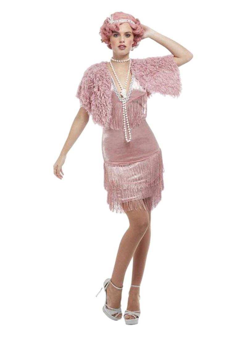 Deluxe 20s Vintage Flapper Costume L