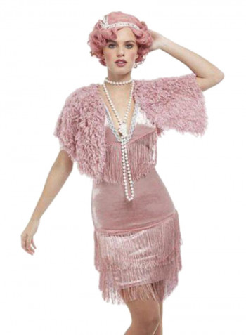 Deluxe 20s Vintage Flapper Costume L