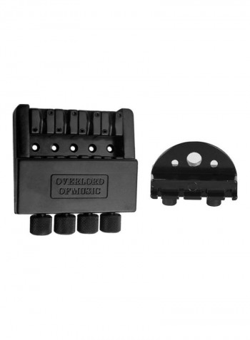 Headless Electric Bass Tailpiece Bridge Set