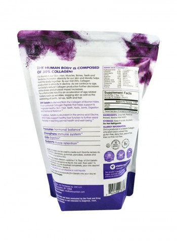 Beef Gelatin Pure Protein Dietary Supplement