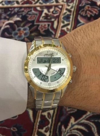 Men's Stainless Steel Analog/Digital Watch HA-6102