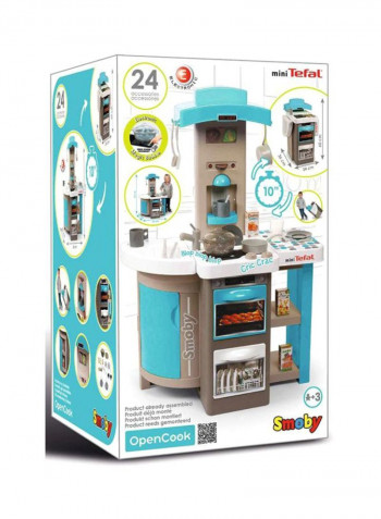 39-Piece Mini Tefal Opencook Kitchen Bubble Playset