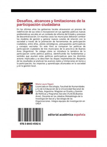 Desafios, Alcances Y Limitaciones De La Participacion Ciudadana Paperback