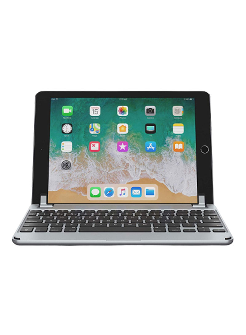 Bluetooth Keyboard For 5th Gen iPad, iPad Air, iPad Air 2 And iPad Pro (2017) 9.7inch Space Grey