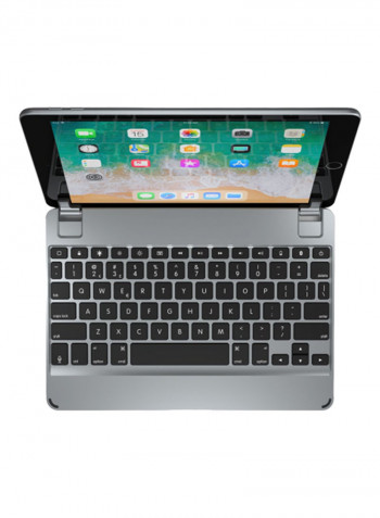 Bluetooth Keyboard For 5th Gen iPad, iPad Air, iPad Air 2 And iPad Pro (2017) 9.7inch Space Grey