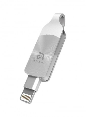 Lightning Port Flash Drive 64GB Silver