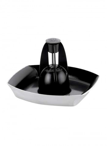 Deluxe Poultry Roaster Steel/Black 12.3x3.5x15.5inch