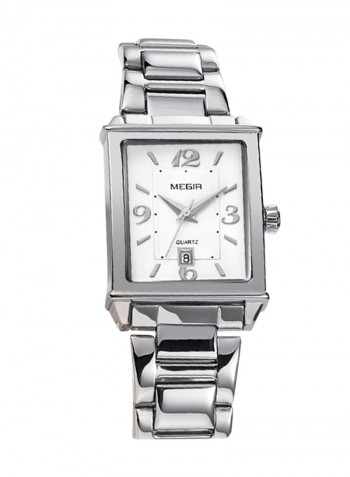 Women's Rectangle Shape Date Display Analog Wrist Watch NSSB037007937
