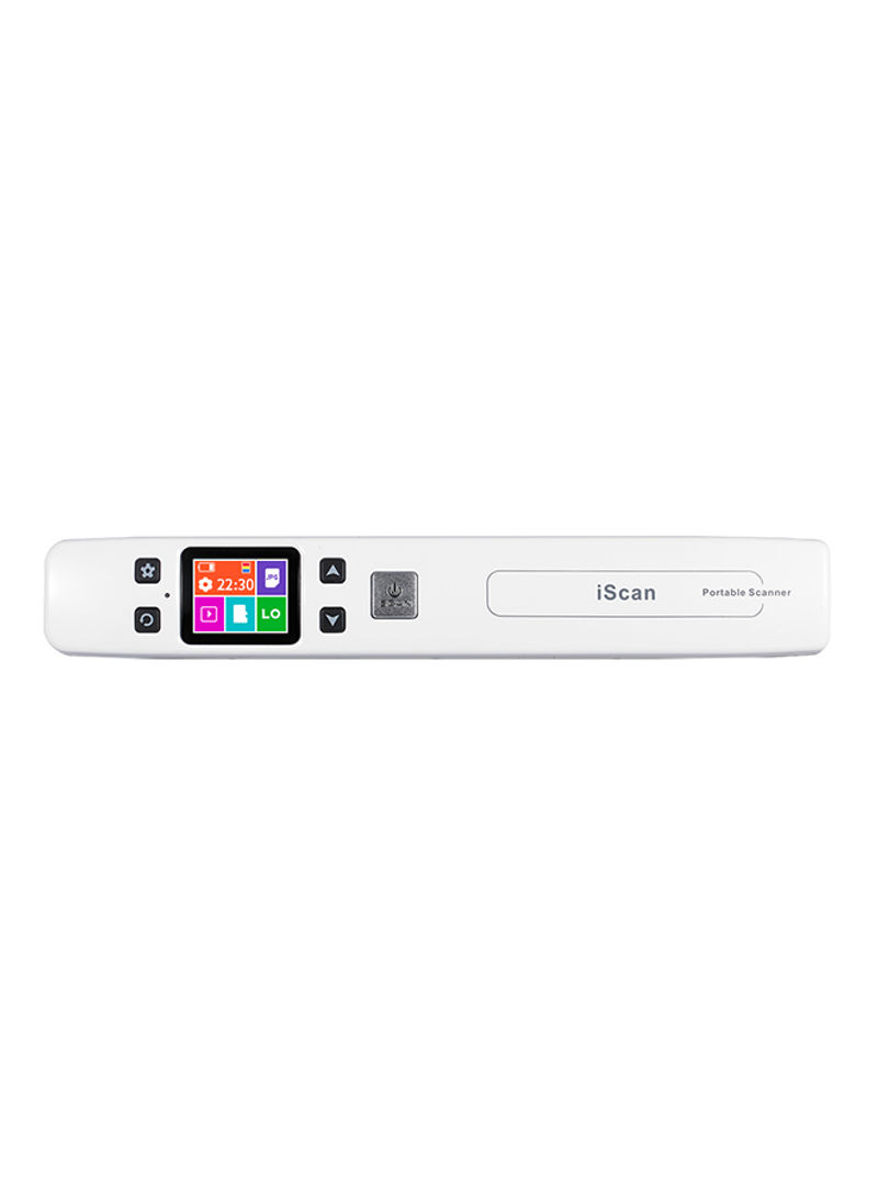 1050DPI Portable Scanner 30.50 x 5 x 10centimeter White