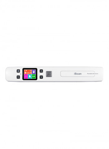 1050DPI Portable Scanner 30.50 x 5 x 10centimeter White