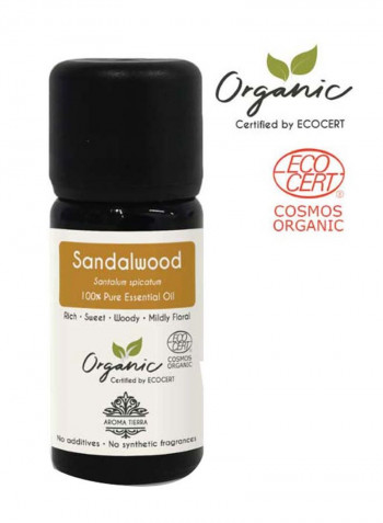 Organic Sandalwood Essential Oil 10ml