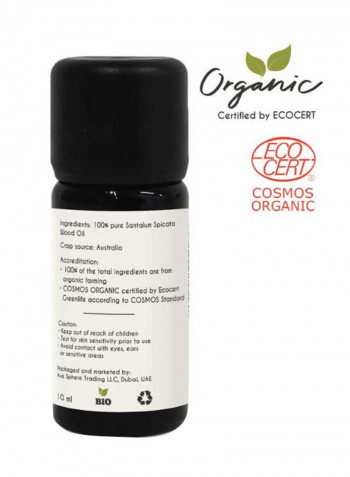 Organic Sandalwood Essential Oil 10ml