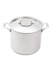Stainless Steel Stock Pot Brushed Stainless 9x11x14.5inch