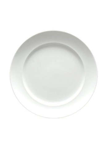 6-Piece Fortaluxe SuperWhite Dinner Plate Set White 10.625inch