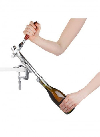 Countertop Wine Bottle Opener Silver