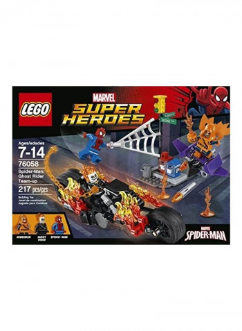 217-Piece Spider-Man: Ghost Rider Team-Up Building Toys Set