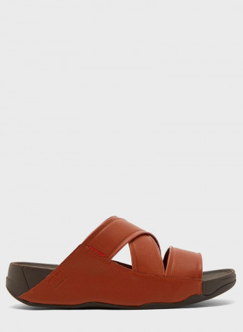 صندل بأربطة متعددة Brown