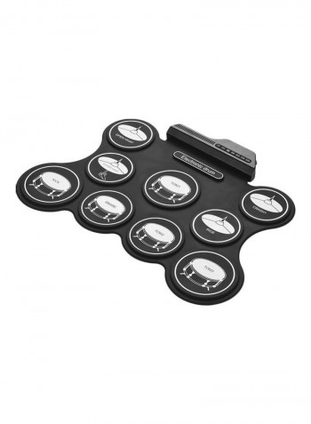 Portable Electronic Drum Digital USB 9 Pads Roll Up Drum Set