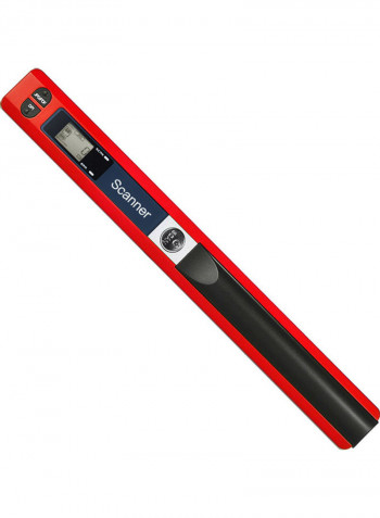 Portable Handheld Wand Wireless Scanner Red/Black