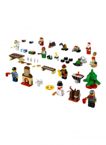 244-Piece City Advent Calendar Building Blocks Set 60024