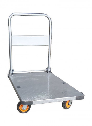 Platform Trolley Silver 16x94x62cm