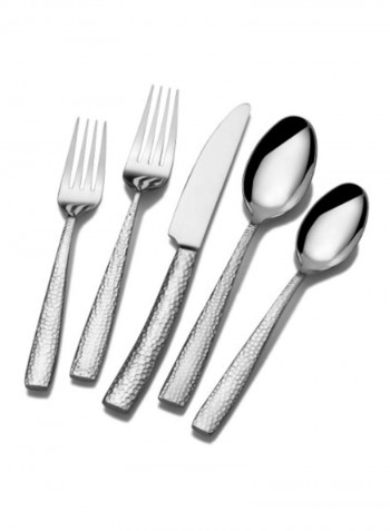 42-Piece Flatware Set Silver