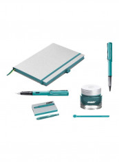 4-Piece AL-Star Notebook And Fountain Pen Set Tourmaline