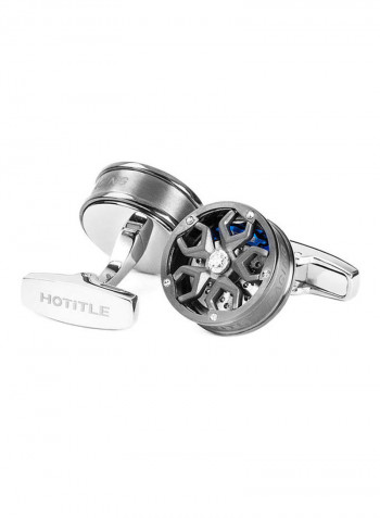 Speed Racer Stainless Steel Cufflinks - Set B