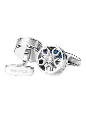 Speed Racer Stainless Steel Cufflinks - Set D