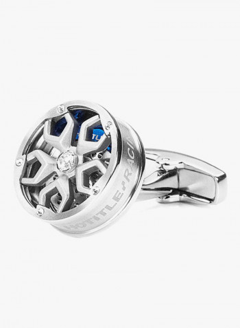 Speed Racer Stainless Steel Cufflinks - Set D