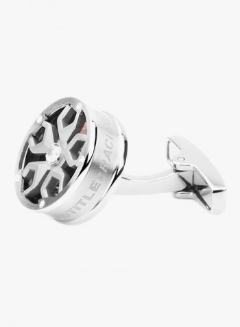 Speed Racer Stainless Steel Cufflinks - Set H