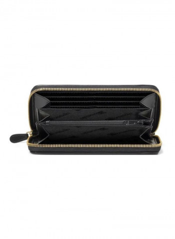 Temini Printed Wallet Gum/Nero