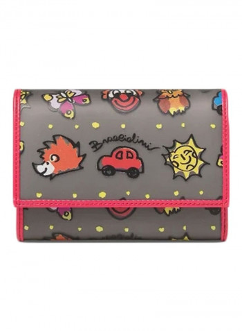 Temini Synthetic Wallet Gum/Rosso
